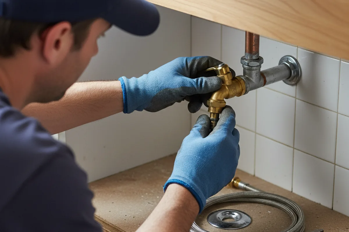 Shutoff valve and fitting work during Faucet and Fixture Repair in Chicago Ridge